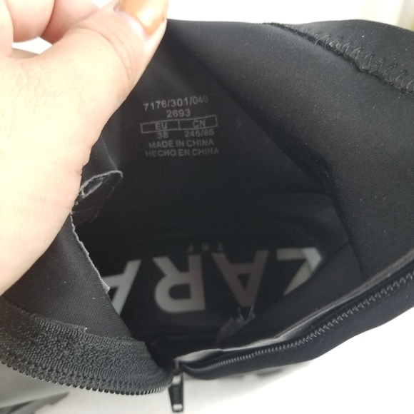 Zara Platform Chunky Side-Zip Booties - Picture 8 of 8